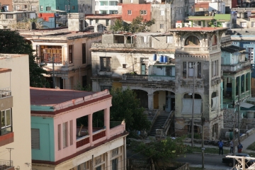 Dairemizden Vedado'ya bakis